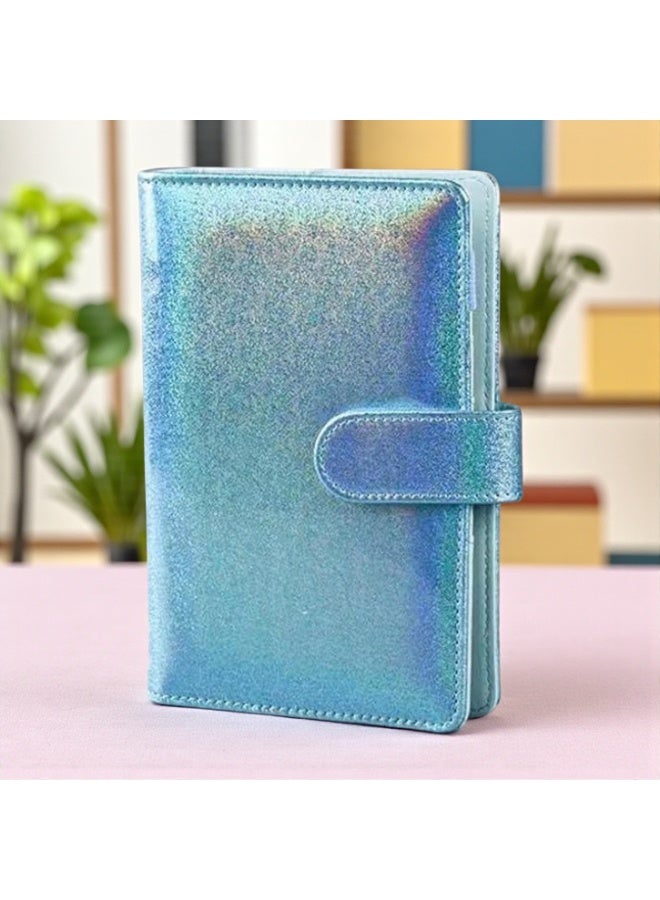 Faux leather wallet, money pouch, budget and notepad with card slots, cash and money compartment - A6 - Image 2